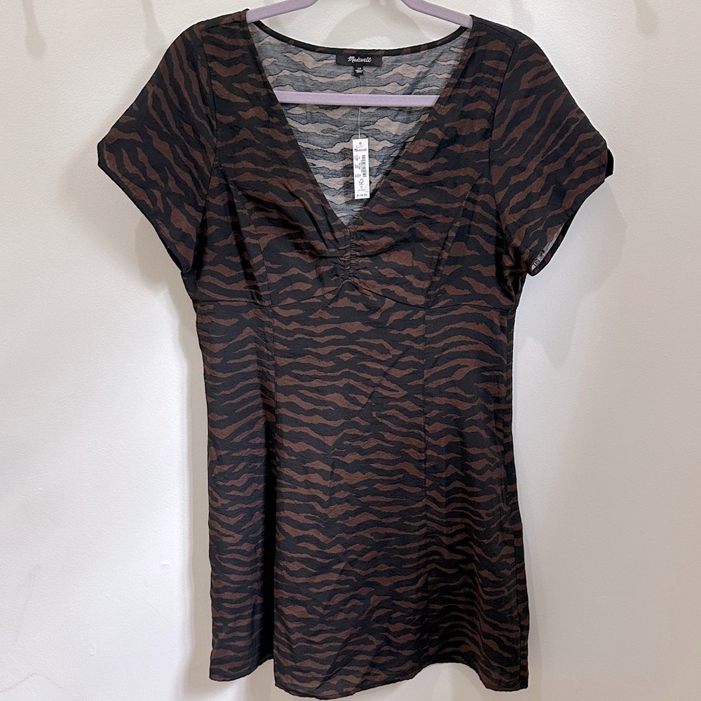 NWT Madewell Tiger Print Dress